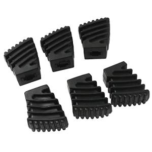 Yootones 6-Pack Black Drum Rack Rubber Feet
