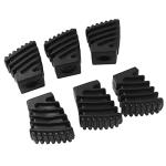Yootones 6-Pack Black Drum Rack Rubber Feet