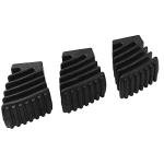 Yootones 6-Pack Black Drum Rack Rubber Feet