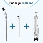 EASTROCK Adjustable Boom Cymbal Stand for Drummers