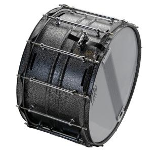 14x8 Heavy Duty Steel Snare Drum - Metallic Silver
