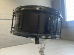 SJC Alpha Black Steel 14" x 6.5" Snare Drum