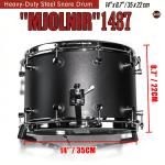 Beatello Mjolnir 14x8.7 Deep Steel Snare Drum