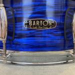 Barton 14x5 Birch Snare Drum - Dark Blue Ripple