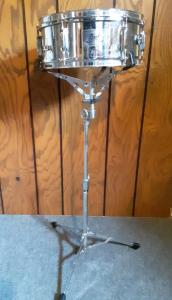 Pearl 13" Steel Snare Drum with Stand