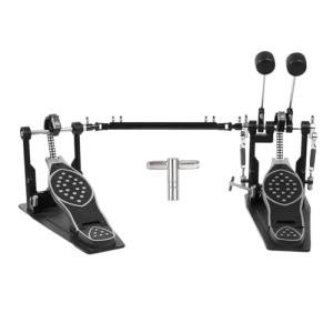 Heavy-Duty Double Bass Drum Pedal - Adjustable Kick