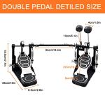 Double Bass Drum Pedal with Double Chain