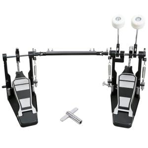 Double Bass Drum Pedal with Adjustable Beater & Tension