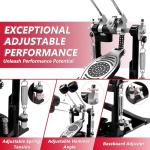 Double Chain Drive Bass Drum Pedal Set