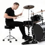 Heavy-Duty Double Bass Drum Pedal - Adjustable Kick