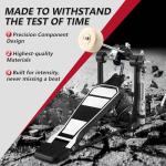 Double Chain Drive Bass Drum Pedal with Adjustable Beater