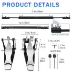 Double Bass Drum Pedal with Dual Chain Drive