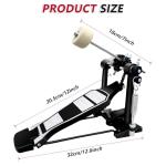 Double Chain Drive Bass Drum Pedal with Adjustable Beater