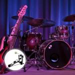 Double Chain Drive Bass Drum Pedal with Adjustable Beater