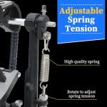 Adjustable Double Bass Drum Pedal with Drum Key
