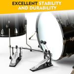 Double Bass Drum Pedal with 2-Way Beater Heads