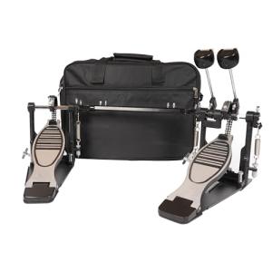 Double Bass Drum Pedal with Adjustable Beater & Bag
