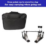 Double Bass Drum Pedal with Adjustable Beater & Bag