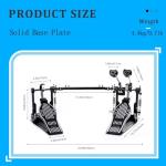 Vaisoeny Double Bass Drum Pedal - Double Chain