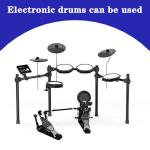 Double Bass Drum Pedal with Adjustable Beater & Bag