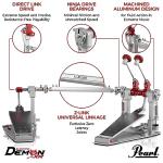 Pearl Demon XR Double Bass Drum Pedal