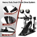 Beatello Dual Chain Double Bass Drum Pedal