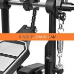 Adjustable Twin Kick Double Bass Drum Pedals