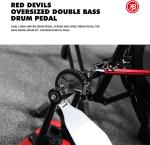 Heavy Duty Dual Chain Double Bass Drum Pedal