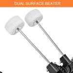 Adjustable Twin Kick Double Bass Drum Pedals