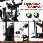 Heavy Duty Double Bass Drum Pedal - Dual Chain