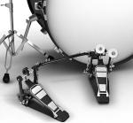 Adjustable Twin Kick Double Bass Drum Pedals