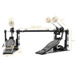 Double Bass Drum Pedal for Pro Drummers