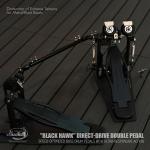 Beatello Hercules Double Bass Drum Pedal with Steel Base