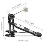 Kyuionty Single Chain Bass Drum Pedal Hammer