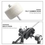 Kyuionty Single Chain Bass Drum Pedal Hammer