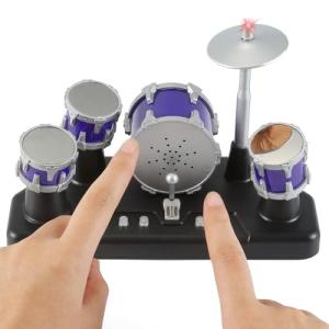 PowerTRC Mini Electric Finger Drum Set with Lights