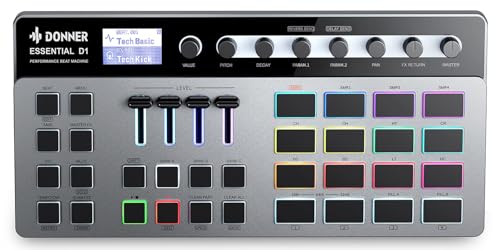 Donner D1 Performance Beat Machine with LCD Display