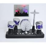 PowerTRC Mini Electric Finger Drum Set with Lights
