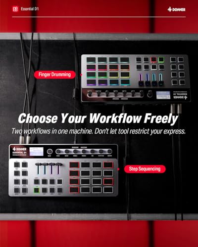 Donner D1 Performance Beat Machine with LCD Display