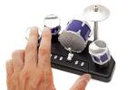 PowerTRC Mini Electric Finger Drum Set with Lights