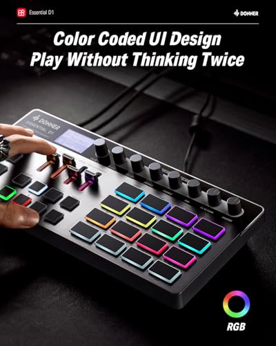 Donner D1 Performance Beat Machine with LCD Display