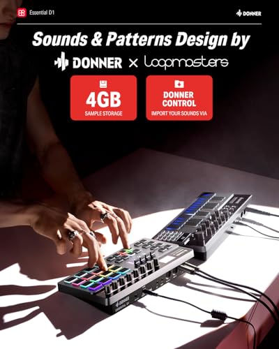 Donner D1 Performance Beat Machine with LCD Display