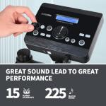 AODSK Electric Drum Set with Mesh Pads and MIDI
