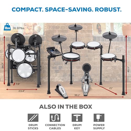 Alesis Nitro Max Electric Drum Kit with Mesh Pads