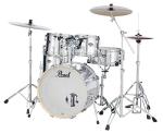 Pearl Export 5-Piece Drum Set in Mirror Chrome
