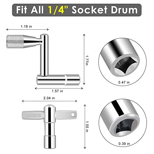 EastRock Drum Keys 3-Pack Universal Drum Tuning Set