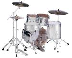 Pearl Export 5-Piece Drum Set in Mirror Chrome
