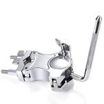 Facmogu Silver L-Rod Cowbell Clamp for Drum Set