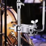 Facmogu Silver L-Rod Cowbell Clamp for Drum Set