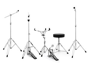 5 Pc Single Braced Mapex Rebel Drum Hardware Pack